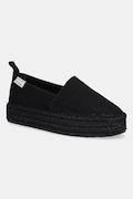 Calvin Klein Jeans espadryle PLATFORM ESPADRILLE ML CS kolor czarny na platformie YW0YW01871
