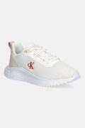 Αθλητικά Calvin Klein Jeans EVA RUNNER L-UP MIX MESH LOGO CK χρώμα: άσπρο, YW0YW01851