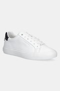 Calvin Klein sneakers din piele LACE-UP SNEAKER LTH CK culoarea alb, HW0HW02673