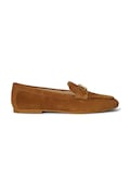 Lauren Ralph Lauren mocasini din piele întoarsă Averi III culoarea maro, cu toc plat, 802946809014