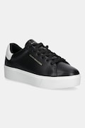 Δερμάτινα αθλητικά παπούτσια Tommy Hilfiger CHIC PLATFORM CUPSOLE PATENT χρώμα: μαύρο, FW0FW08681