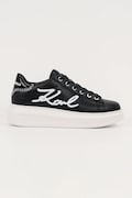 Karl Lagerfeld sneakers din piele KAPRI culoarea negru, KL62572A