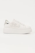 Karl Lagerfeld sneakersy skórzane KREEPER LO damskie kolor biały KL42311A