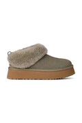 Snežke iz semiša UGG Tazzelle zelena barva, 1171393.MSG
