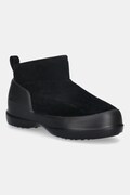 Moon Boot śniegowce zamszowe MB MEZZALUNA LOW BOOT SUEDE kolor czarny 80D2500070 N001