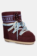 Čizme za snijeg Moon Boot MB ICON LOW SUEDE LACES boja: crvena, 80D1409670 D013