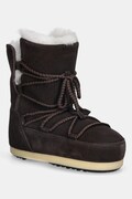 Moon Boot śniegowce zamszowe MB EVX BOOT SUEDE / SHEARLING kolor brązowy 80D1470050 M010