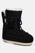 Moon Boot śniegowce zamszowe MB EVX BOOT SUEDE / SHEARLING kolor czarny 80D1470050 N001