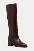 Jonak stivali in pelle DICKINSON CUIR donna colore granata  3700217