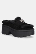 Παντόφλες Guess BRIDEEN χρώμα: μαύρο, FLFBRI ESU06