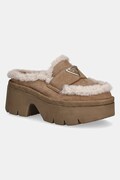 Παντόφλες Guess BRIDEEN χρώμα: μπεζ, FLFBRI ESU06