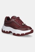 Guess sneakersy BERRETT2 damskie kolor bordowy FLFBRT ELE12