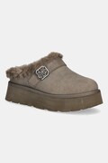 Guess kapcie DOLMANA2 kolor zielony FLFDOC ESU06