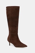 Μπότες σούετ Lauren Ralph Lauren Mckay Tl Hl γυναικείες, χρώμα: καφέ, 802967811004