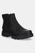 Μποτάκια nubuck Sorel REVEL RD CHELSEA WP χρώμα: μαύρο, 2144881010