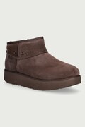 Skechers KEEP COZY śniegowce damskie skórzane brązowe 169143