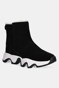 Sorel śniegowce zamszowe KINETIC IMPACT SHORT BOOT kolor czarny 2111921010