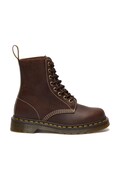 Dr. Martens workery skórzane 1460 Pascal damskie kolor brązowy na platformie DM42595200