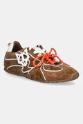 Superge iz semiša Naked Wolfe Adored rjava barva, Adored Tan/White Suede