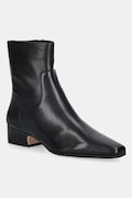 Nokwol bőr csizma Dusty Black Nappa fekete, magassarkú, Dusty Black Nappa