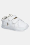 Polo Ralph Lauren buty niemowlęce HERITAGE COURT II EZ LAYETTE kolor biały RL03389102