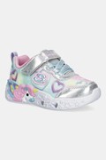 Παιδικά αθλητικά παπούτσια Skechers UNICORN CHARMER - LIL HEART S χρώμα: ασημί, 303064N