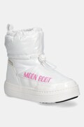Moon Boot buty zimowe dziecięce MB JR PARK TUBE MID GLITTER WP kolor biały 80D3440110