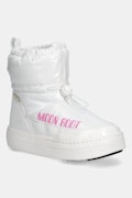 Moon Boot buty zimowe dziecięce MB JR PARK TUBE MID GLITTER WP kolor biały 80D3440110