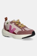Veja sneakers in camoscio per bambini Small Canary Light colore rosa YL0321025