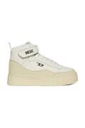 Diesel scarpe da ginnastica per bambini in pelle TRACKER-D S-TRACKER D SNEAKERS colore bianco BC1039