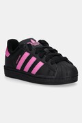 adidas Originals sneakersy skórzane dziecięce SUPERSTAR II kolor czarny JQ0289