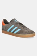 adidas Originals sneakers de piele întoarsă pentru copii GAZELLE culoarea maro, JR5942