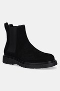 Calvin Klein sztyblety skórzane COMBAT ESS CHELSEA BOOT SU męskie kolor czarny YM0YM01372