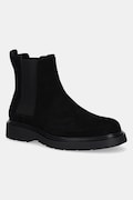 Δερμάτινες μπότες τσέλσι Calvin Klein COMBAT ESS CHELSEA BOOT SU χρώμα: μαύρο, YM0YM01372