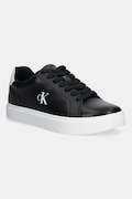 Δερμάτινα αθλητικά παπούτσια Calvin Klein CLASSIC CUPSOLE LACEUP LTH χρώμα: μαύρο, YM0YM01435