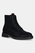 Tommy Hilfiger trapery zamszowe COMFORT LWT SDE BOOT męskie kolor granatowy FM0FM05594