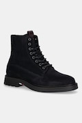 Tommy Hilfiger trapery zamszowe COMFORT LWT SDE BOOT męskie kolor granatowy FM0FM05594