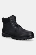 Шкіряні черевики Tommy Hilfiger CORPORATE W LTH LACE BOOT колір чорний FM0FM05606