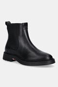 Tommy Hilfiger sztyblety skórzane HILFIGER COMFORT LWT LTH CHELSEA męskie kolor czarny FM0FM05591