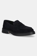 Semišové mokasíny Tommy Hilfiger HILFIGER COMFORT LWT SDE LOAFER pánské, tmavomodrá barva, FM0FM05727