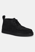 Σουέτ sneakers Lacoste Baseshot Chukka Sneaker χρώμα: μαύρο, 50SMA0027