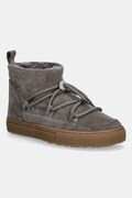 Inuikii cizme de zăpadă din piele întoarsă Classic Low culoarea gri, 2001.001.0021.030