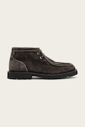 Σουέτ κλειστά παπούτσια AllSaints SKIFF SUEDE BOOT ανδρικά, χρώμα: γκρι, M015FC