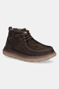 Jeep półbuty KAUAI WALLABEE MID SUEDE męskie kolor brązowy JM52041A