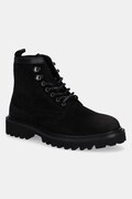 BOSS pantofi de piele întoarsă 50552568 culoarea negru, Julyo