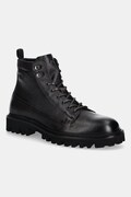 BOSS buty skórzane Julyo męskie kolor brązowy 50552581