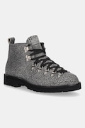 Fracap suede shoes Magnifico M120 black color MAGNIFICO.M120