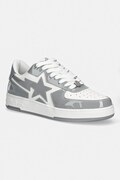 A Bathing Ape sneakersy skórzane BAPE STA ICON #1 męskie kolor szary 001FWL801305M