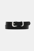Calvin Klein curea de piele culoarea alb, LV04K7012G