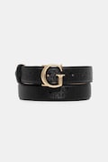 Ζώνη Guess ALDINA χρώμα: μαύρο, BW9241 P5335